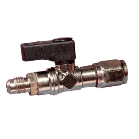 RUBINETTO BOMBOLE 1LT GAS FREON R32 - R290 - USCITA X TUBO 1-4
