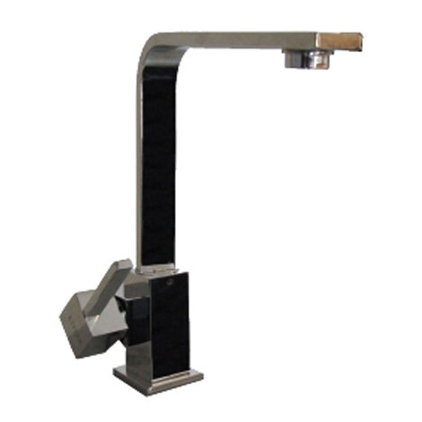 Rubinetto canna alta mix/miscelatore monocomando per lavello cromato Kippen - Mod. Panama