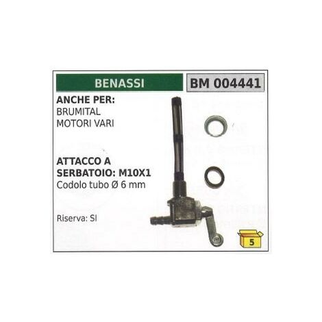 Rubinetto carburante BENASSI motocoltivatore motozappa fresa 004441