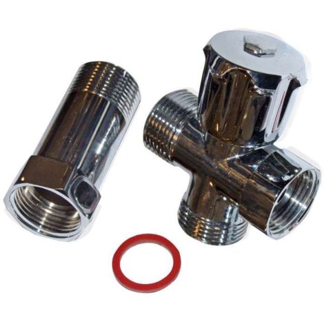 Rubinetto carico lavatrice per gruppi parete 3/4"
