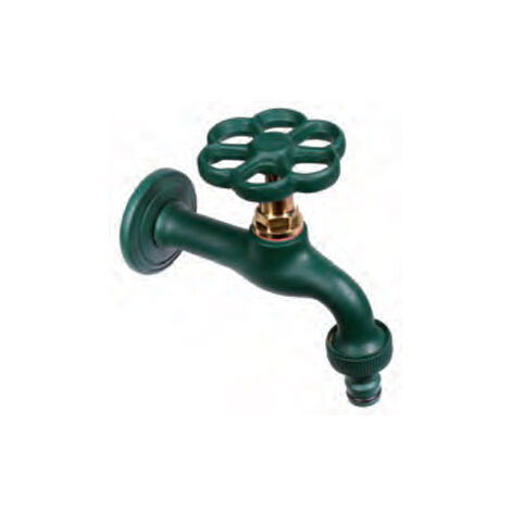 Rubinetto Colorato per Fontana da Giardino in Ottone Belfer RUB/024 Verde