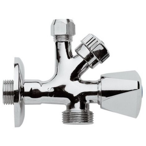 RUBINETTO COMBINATO SOTTOLAVABO-LAVATRICE 1/2 x 3/4