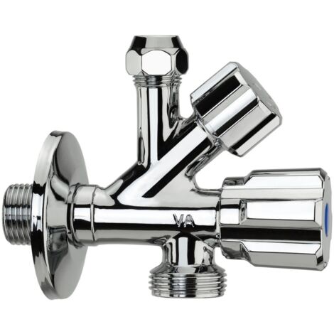 Rubinetto combinato sottolavabo - lavatrice 1/2 x 3/4