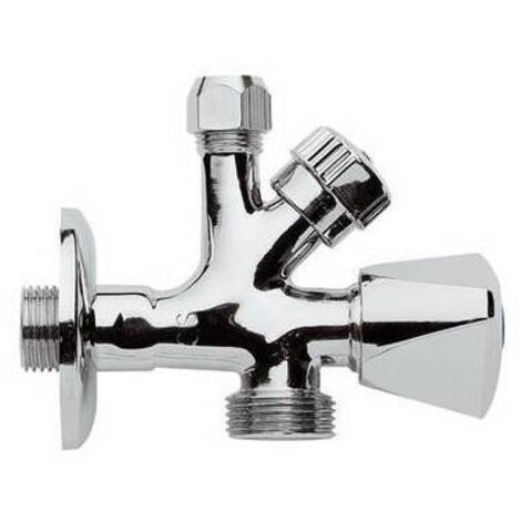 RUBINETTO COMBINATO SOTTOLAVABO-LAVATRICE 1/2 x 3/4 REMER
