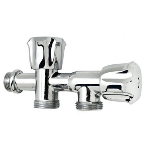 RUBINETTO CON ATTACCO LAVATRICE E LAVASTOVIGLIE- 1/2 x 3/4 x 3/4- DH- pezzi 1