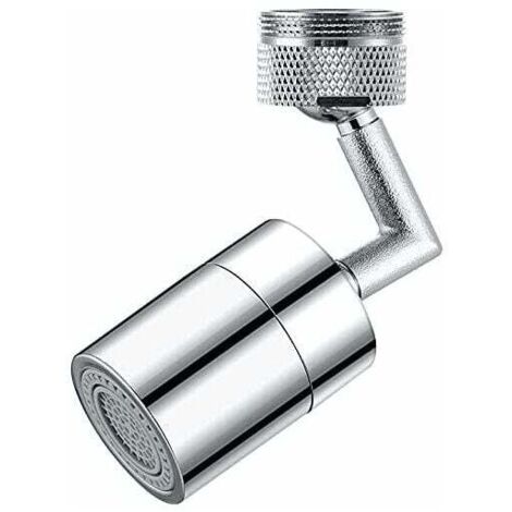 Rubinetto con filtro antispruzzo universale da 720 gradi con filtro a rete a 4 strati, aeratore per rubinetto antispruzzo girevole