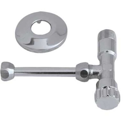 IDROWEB Rubinetto con raccordo per cassette 1/2x3/8 cm 15