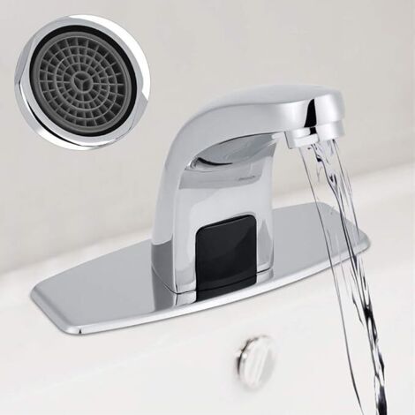 Rubinetto con sensore a infrarossi, rubinetto con sensore automatico, rubinetto per bagno attivato dal movimento, rubinetto con sensore a infrarossi automatico per cucina e bagno a mani libere con sca