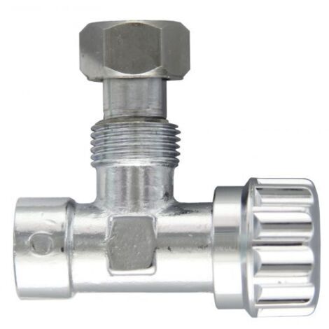 RUBINETTO CROMATO PER CASSETTA WC GR. 3/8 10 PZ