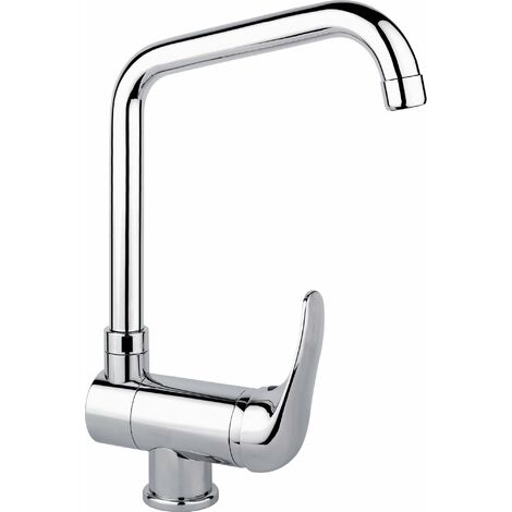 Rubinetto Cucina Miscelatore Monocomando Apell APG1111CR Sottofinestra Cromato