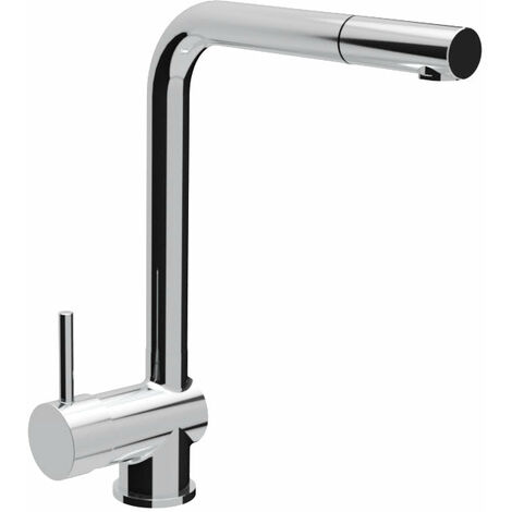 Rubinetto Cucina Miscelatore Monocomando Doccetta Estraibile Apell AP7730DCCR Cromato