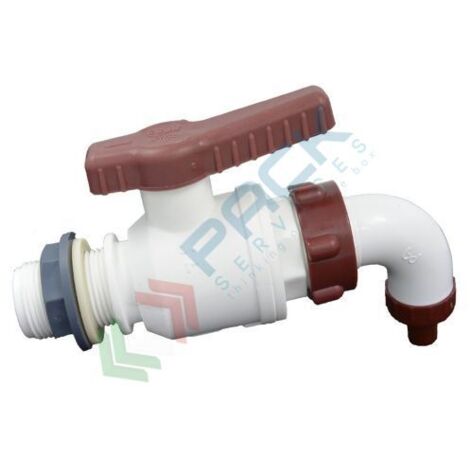 Rubinetto da 1" per mastello vendemmia alimentare - Mobil Plastic