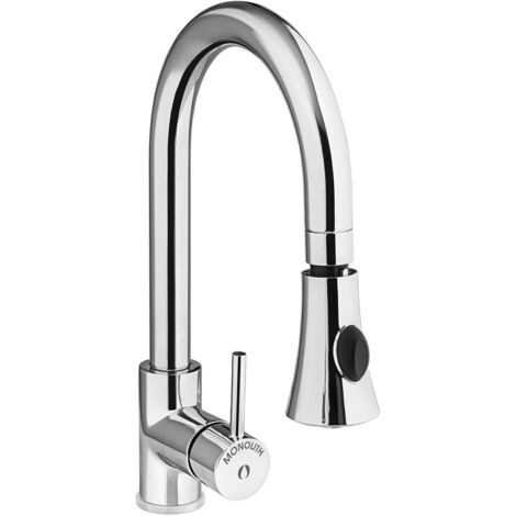 Rubinetto Da Cucina Con Flessibile E Doccetta 1200 mm Ottone Cromato Rubinetto L - Colorato