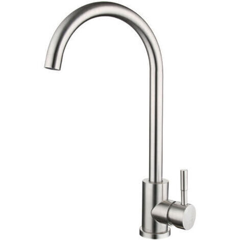 Rubinetto da cucina, miscelatore da cucina, rubinetto girevole a 360°, rubinetto da cucina con beccuccio alto, rubinetto per lavello acqua calda e fredda