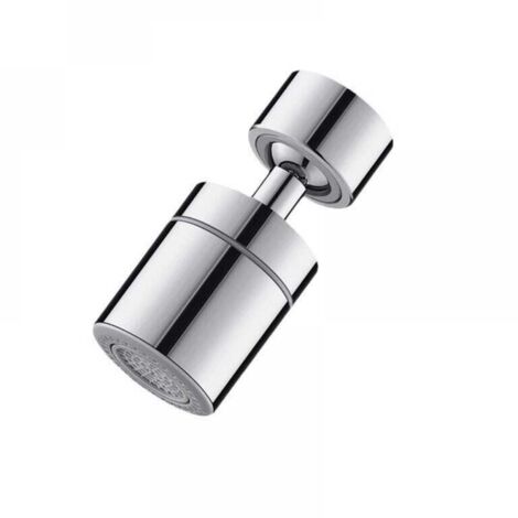 Rubinetto da cucina monoblocco, aeratore girevole a 360 gradi con due modalità, rubinetto antispruzzo per lavello da cucina e da bagno.