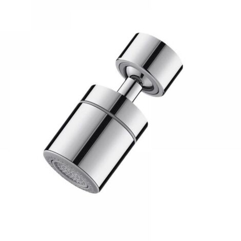 Rubinetto da cucina monoblocco, aeratore girevole a 360 gradi con due modalità, rubinetto antispruzzo per lavello da cucina e da bagno.
