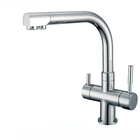 Rubinetto da cucina Shurity 380 3 vie 3/8” Cromo
