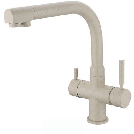 Rubinetto da cucina Shurity 380 3 vie 3/8” Granito Avena