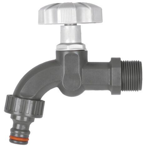 Rubinetto da giardino, tipo fungo, 1/2" in plastica