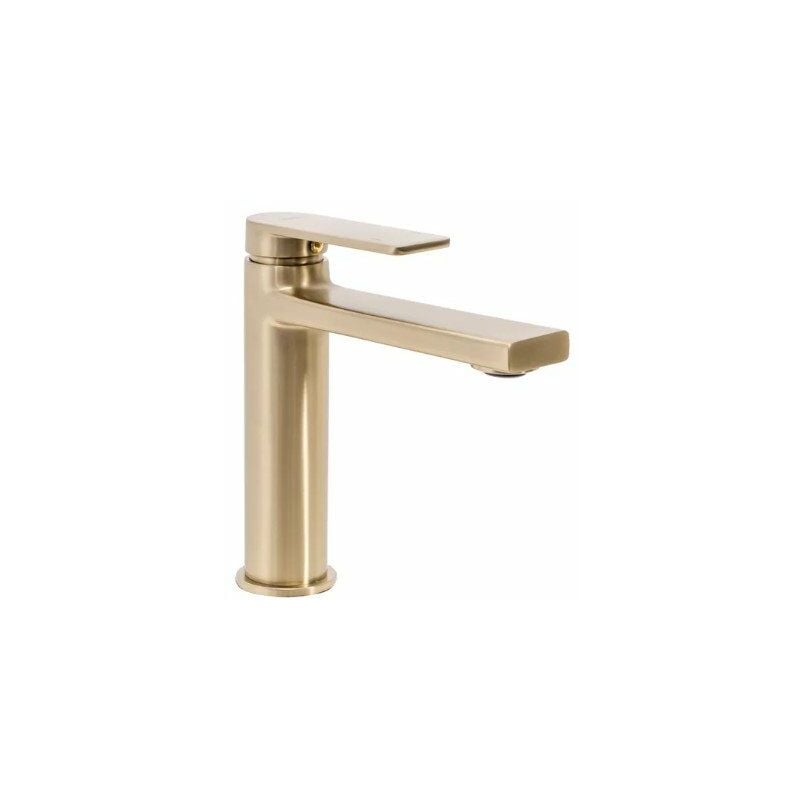 Rubinetto Lavabo Rea Verso Brush Gold Low