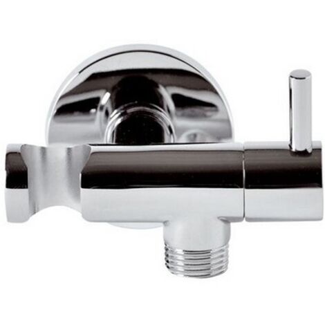 RUBINETTO D'ARRESTO MINIMAL CON SUPPORTO  DOCCIA Cromo REMER