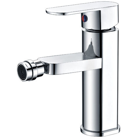 Rubinetto del bidet monocomando  Modello LIVERPOOL  Colore grigio  Finitura cromata [ IMEX® ]