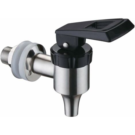 BSR Rubinetto dell'erogatore di bevande, rubinetto del secchio bollente della birra del succo, rubinetto di ricambio in acciaio inossidabile, filettatura esterna 16mm