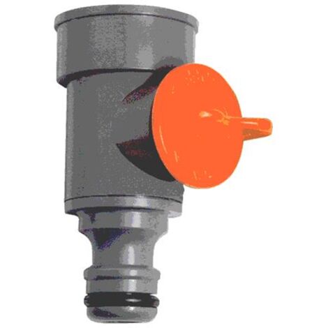 Rubinetto di linea con filetto 3/4 F ed innesto rapido da 3/4 Papillon