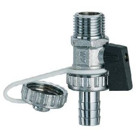 RUBINETTO DI SCARICO CALDAIA CROMATO 1/2" FAR