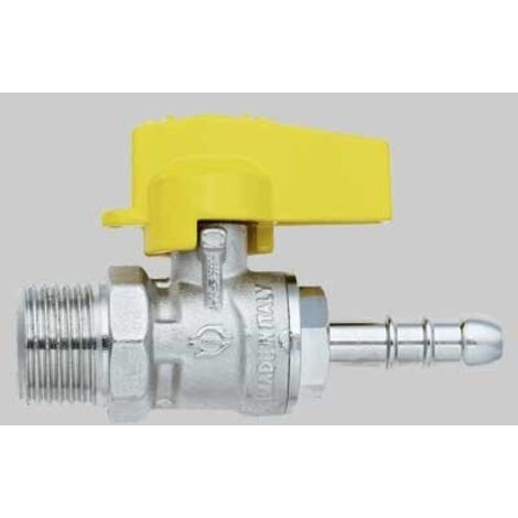 RUBINETTO DIRITTO GAS MASCHIO PORTA GOMMA - 1/2 x 9