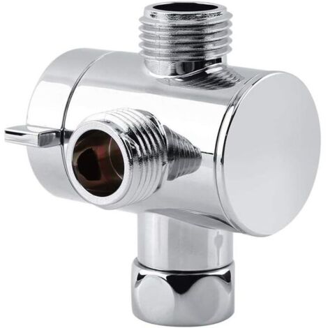 Rubinetto doccia multifunzione a 3 vie con deviatore, adattatore per soffione doccia per braccio doccia, lavello da cucina G1/2, ricambi per rubinetto a T