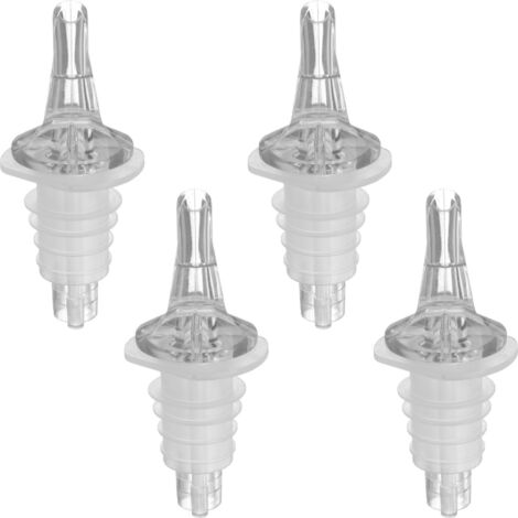 Rubinetto dosatore versatore per bottiglia - trasparente SET 4 pz.