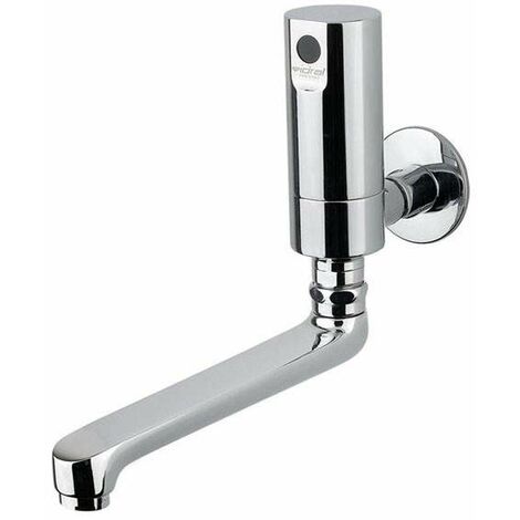 Rubinetto elettronico a parete per lavabo e lavello con comando a fotocellula Idral One 02550 - 02550-140 200 mm