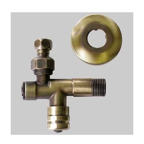 RUBINETTO FILTRO A SNODO BRONZATO 1/2 x 10