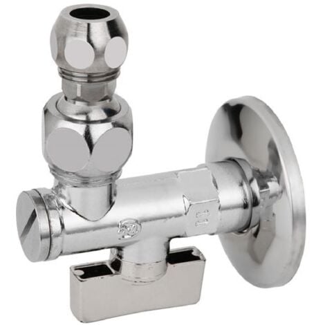 BUGATTI RUBINETTO SOTTOLAVABO CON SNODO FILTRO E ROSETTA CROMO 1/2-10 - CARDINALE GROUP