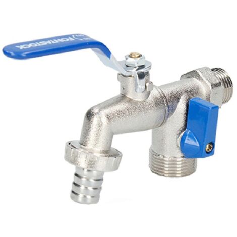 Rubinetto Fontastock Cromato 1/2 x 3/4 x 3/4"