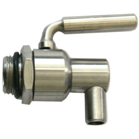 Rubinetto Fusto Alimenti 3/8" Girev.Inox Salvagoc.