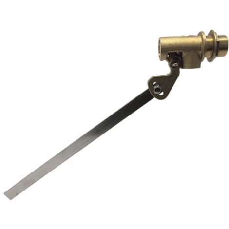 RUBINETTO GALLEGGIANTE CASSONE 320  OTTONE ASTA INOX AISI 430 3/4M