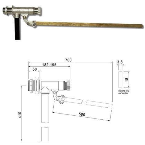 Rubinetto galleggiante da 1"1/2 tipo per alte pressioni 649702OL11/2