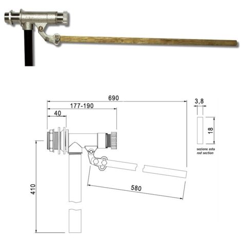 Rubinetto galleggiante da 1"1/4 tipo per alte pressioni 649702OL11/4