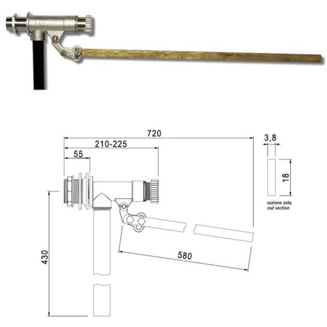 Rubinetto galleggiante da 2" tipo per alte pressioni 649702OL2