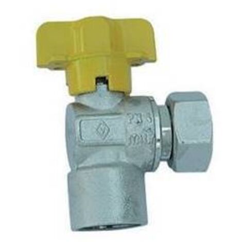RUBINETTO GAS SQUADRA F CON BOCCHETTONE 1/2 x 1/2 BUGAT