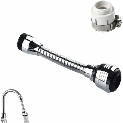 AERATORE ROMPIGETTO FLESSIBILE 15 CMACCIAIO INOX PER RUBINETTO Ap  Cartucce 10,00 €