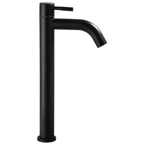 Rubinetto grande per lavabo del bagno (nero)
