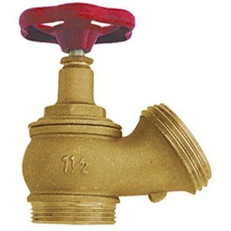 RUBINETTO IDRANTE PER MURO 1"1/2 x UNI 45