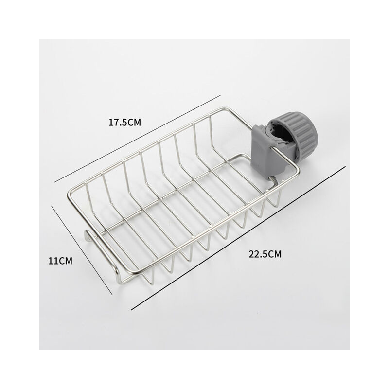 Rubinetto in acciaio inox Rack cucina ripiano
