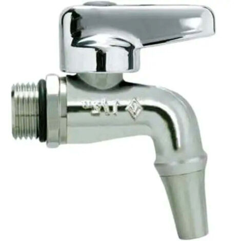 Rubinetto in ottone cromato per contenitori alimentari 1/2" BUGATTI