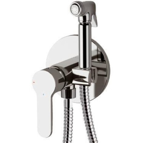 Rubinetto incasso per shut-off con doccetta e supporto, risparmio energetico e idrico - serie winner eco