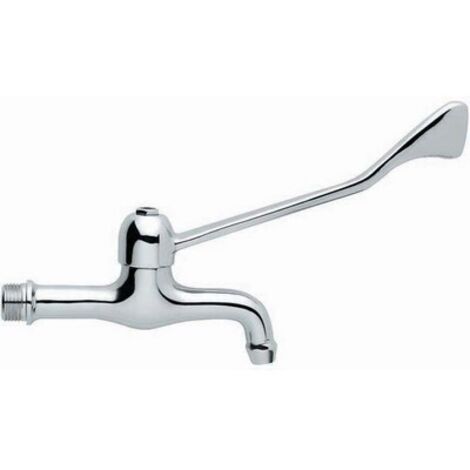 RUBINETTO INCLINATO CON LEVA CLINICA 1/2 IDRAL