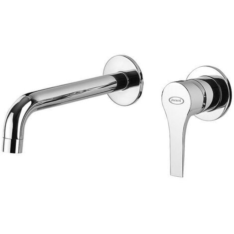 Rubinetto Jacuzzi a incasso per lavabo serie Moonlight senza scarico per piletta click clack 0MG00497JA00 cromato